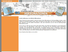 Tablet Screenshot of mikronation.de